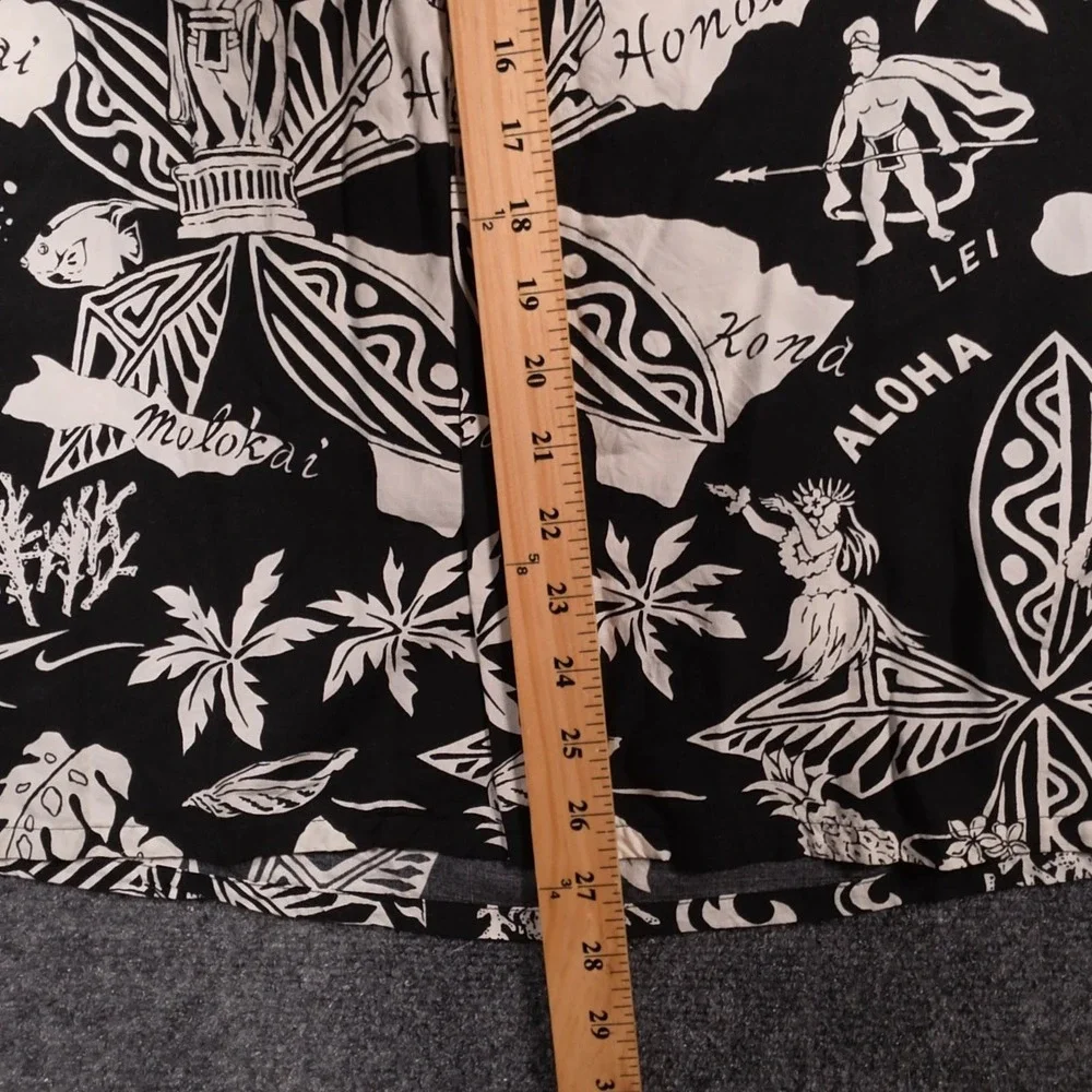 Polo Ralph Lauren Camp Shirt Mens S Loop Collar Hawaiian Islands Floral Aloha